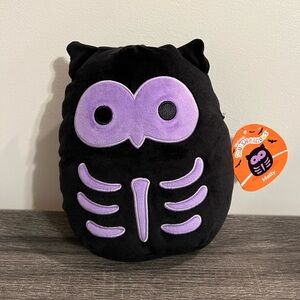 Squishmallow Holly the Skeleton Owl